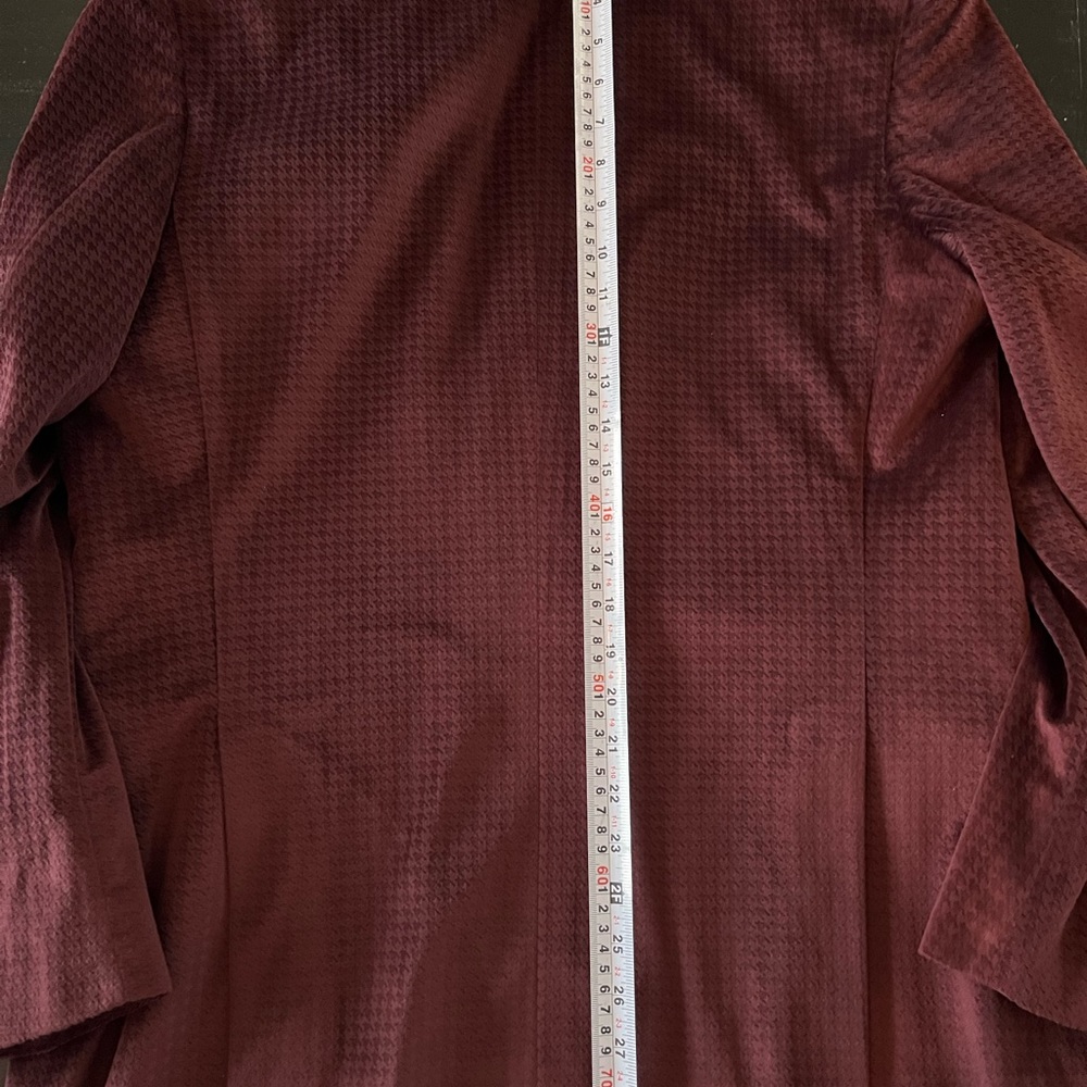 Robert Graham Burgundy Velour type Sports Coat size 40. New with tags - Picture 8 of 11